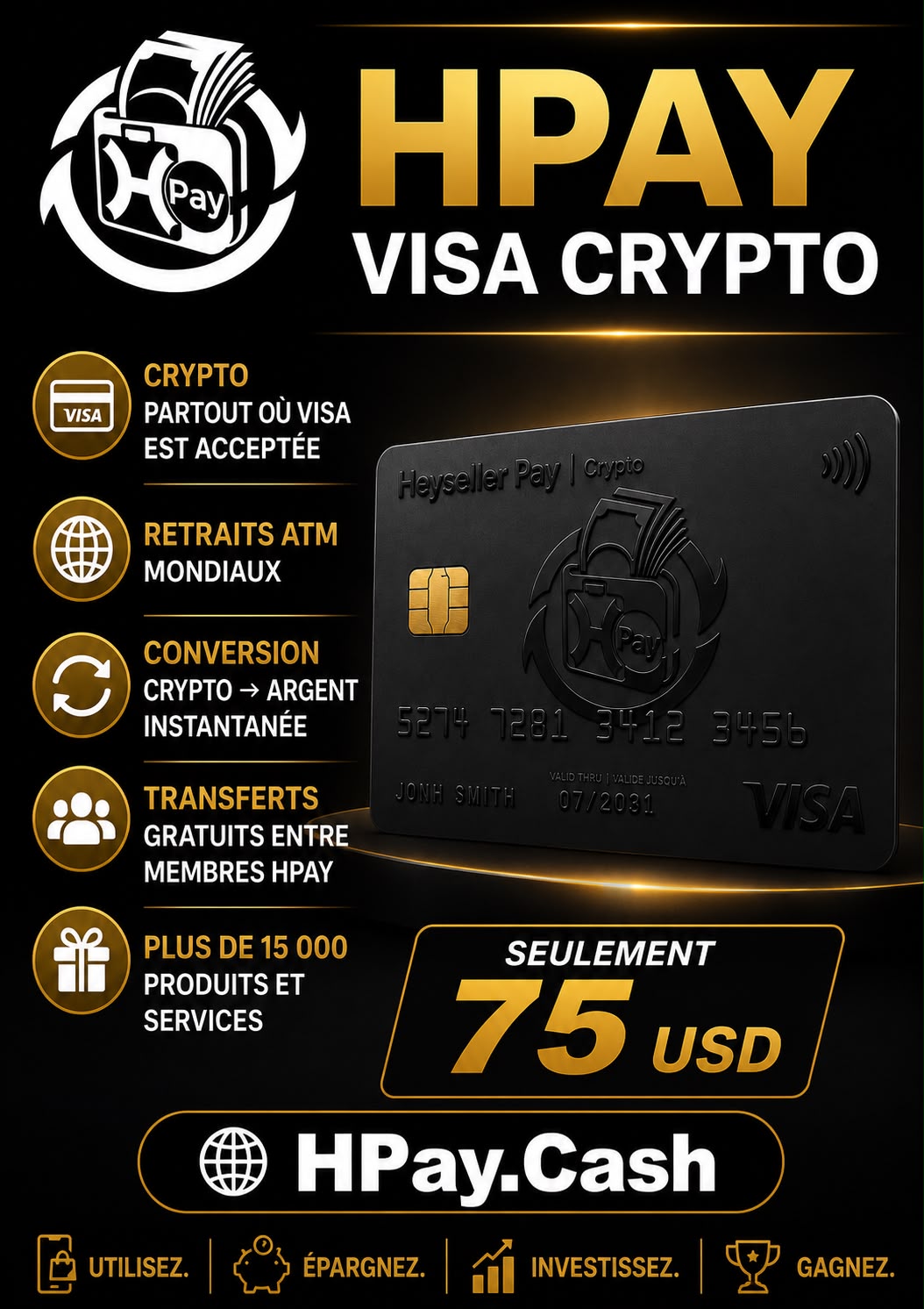 HPay Visa Crypto Card